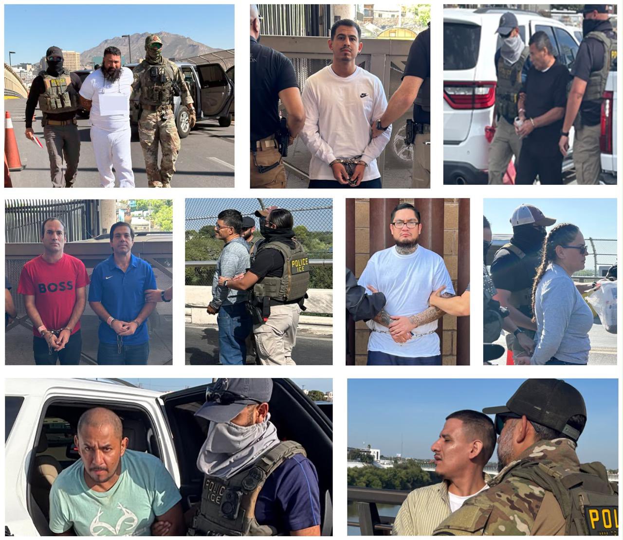 Estados Unidos entrega a México a 10 fugitivos buscados por secuestro y crimen organizado