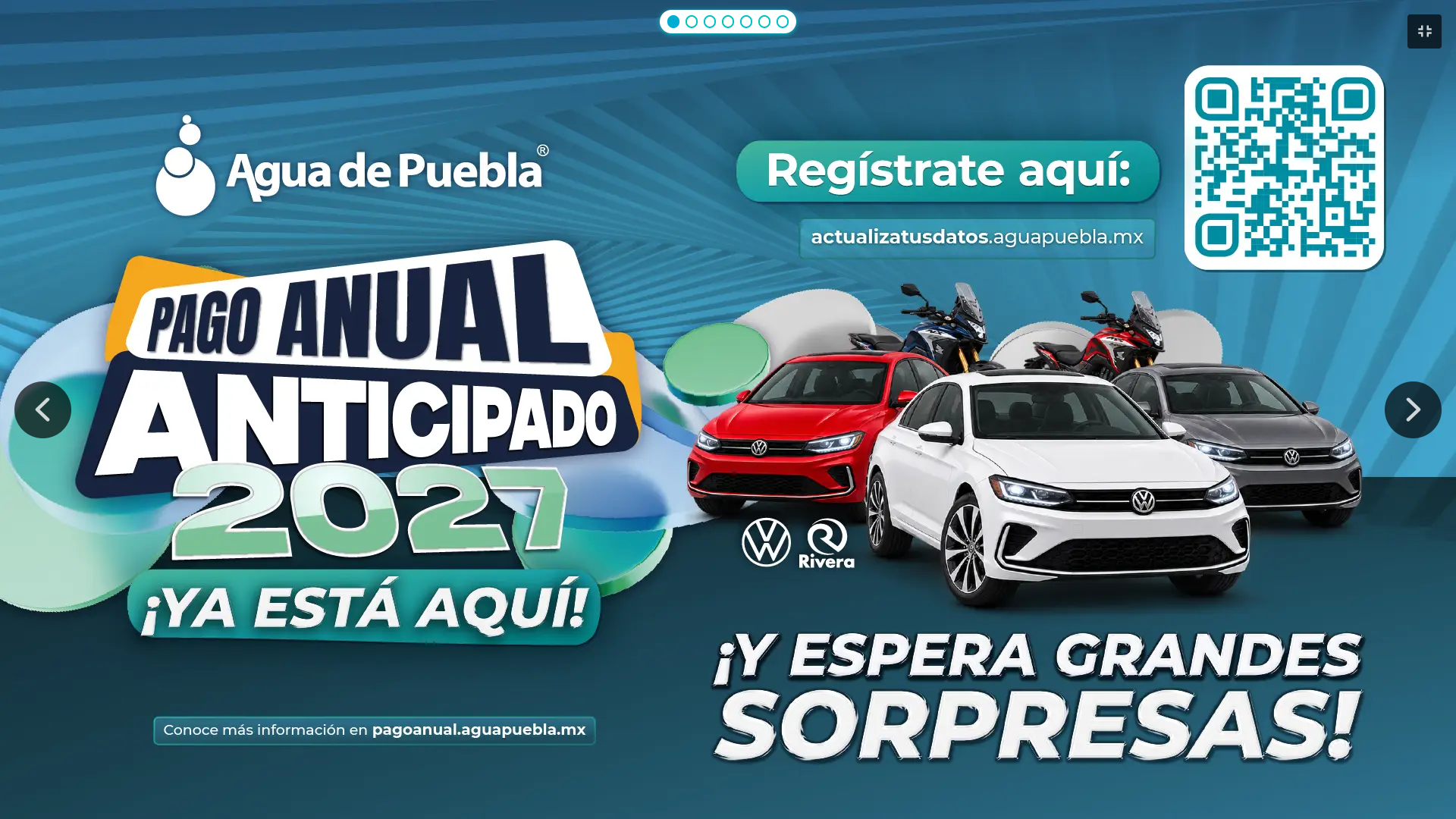 Agua de Puebla: paga 10 meses y cubre todo 2027 con el Pago Anual Anticipado