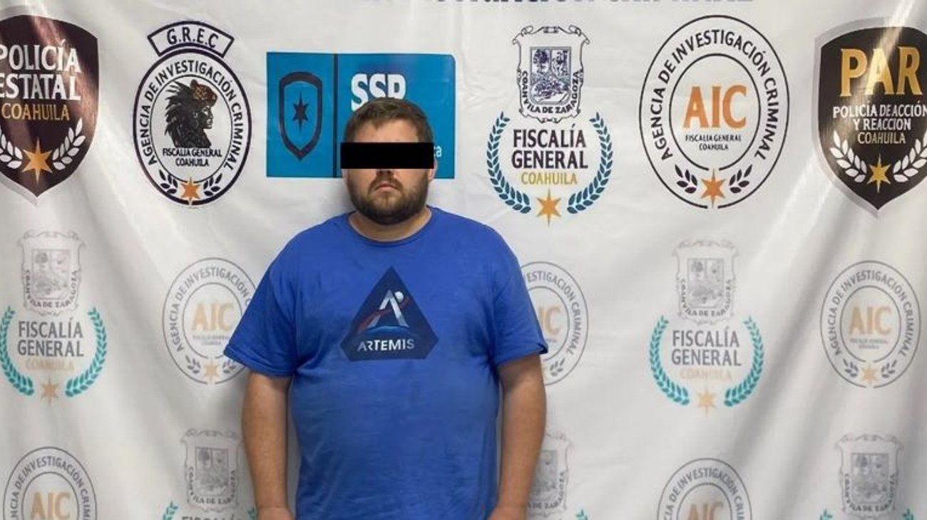 Detienen en Coahuila a exsoldado estadounidense acusado de triple homicidio e intento de secuestro de su hijo