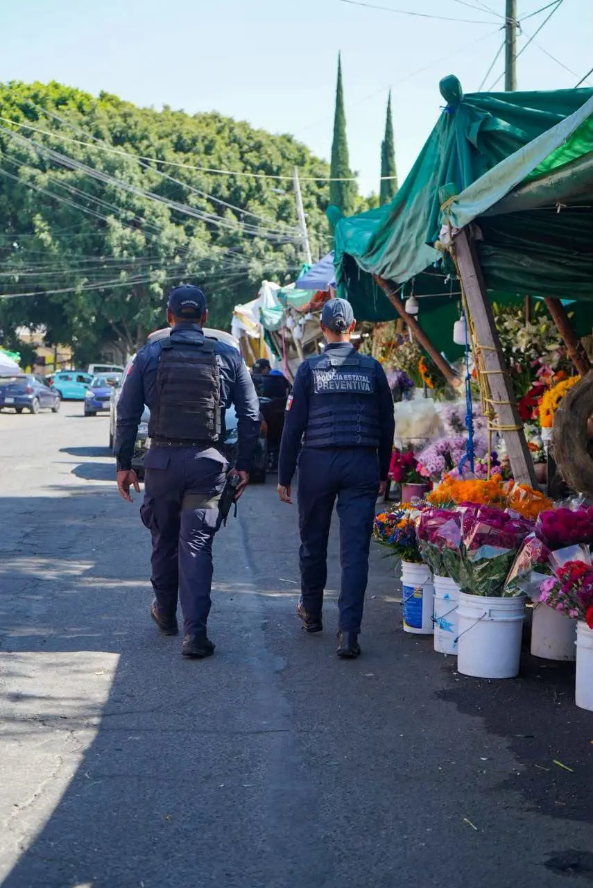 Despliegan operativo con más de mil 350 policías y fuerzas federales en Puebla por Día de Muertos
