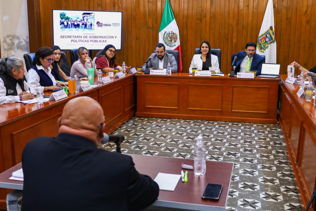 Secretaría de Gobernación de San Pedro Cholula rindió cuentas ante el Cabildo