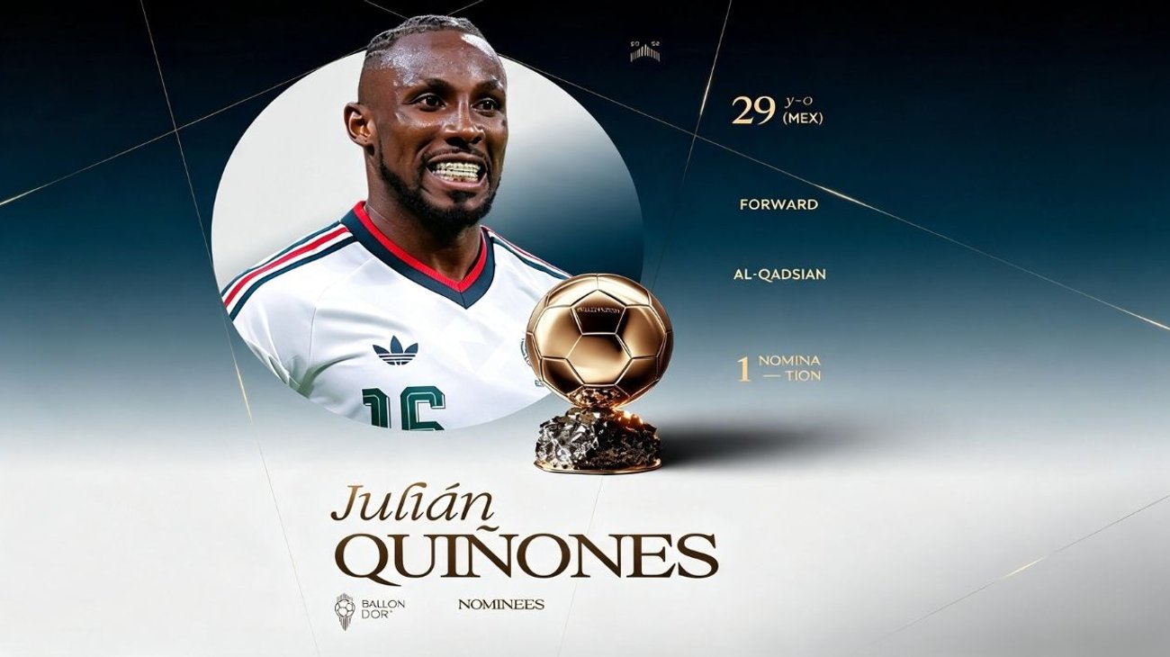 Histórico: Julián Quiñones entra a la lista de 30 nominados al Balón de Oro 2026
