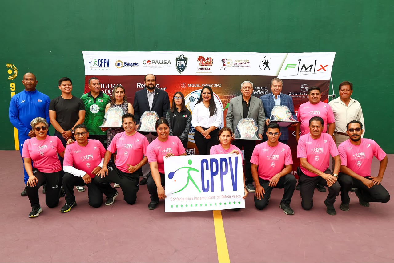 Impulsa Tonantzin Fernández el deporte internacional con la Copa Panamericana de Frontón en San Pedro Cholula