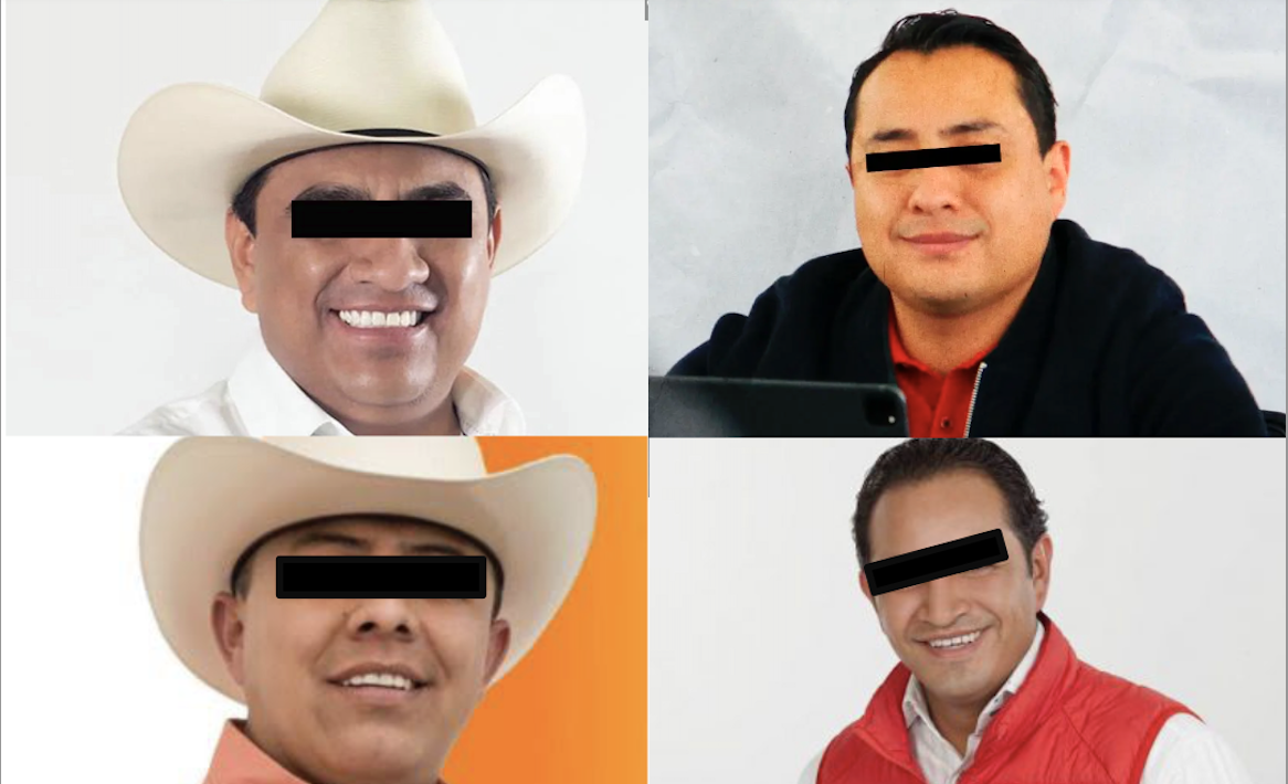 La "ola naranja" bajo lupa; cuatro de los siete alcaldes detenidos en Puebla son de Movimiento Ciudadano