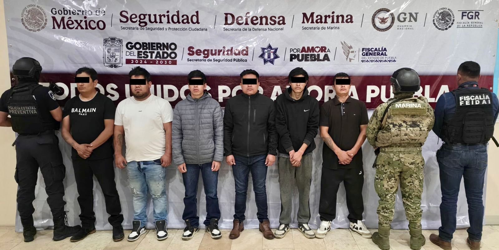 Puebla ocupa quinto lugar nacional en detenciones federales de generadores de violencia