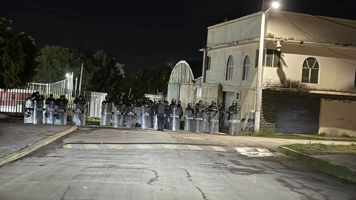 Tensión en San Miguel Xoxtla; pobladores rechazan perforación de nuevo pozo de Agua de Puebla tras despliegue de la Policía Estatal