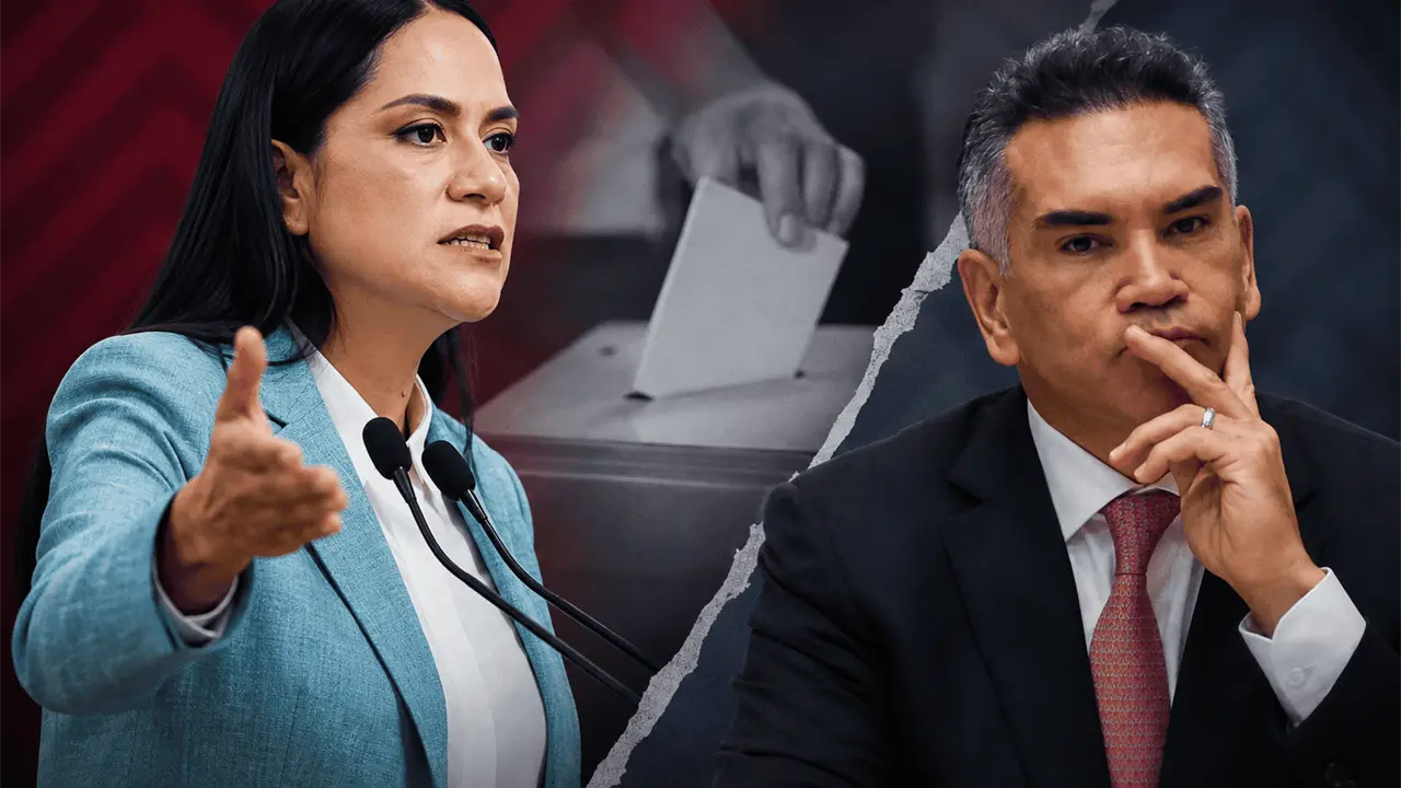 Ariadna Montiel acusa a Alito Moreno de tener un discurso convenenciero sobre el INE