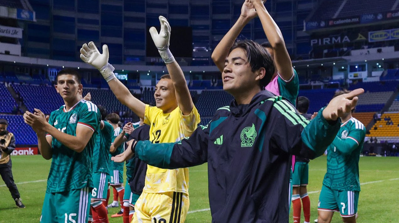 México Sub-20 clasifica al Mundial 2027 tras golear a Panamá y avanza a semifinales de la Concacaf