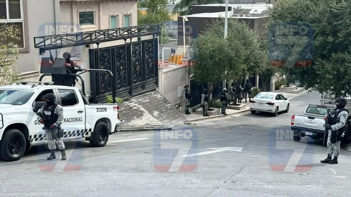 Catean residencias de lujo en San Pedro Garza García por presuntas operaciones con recursos ilícitos