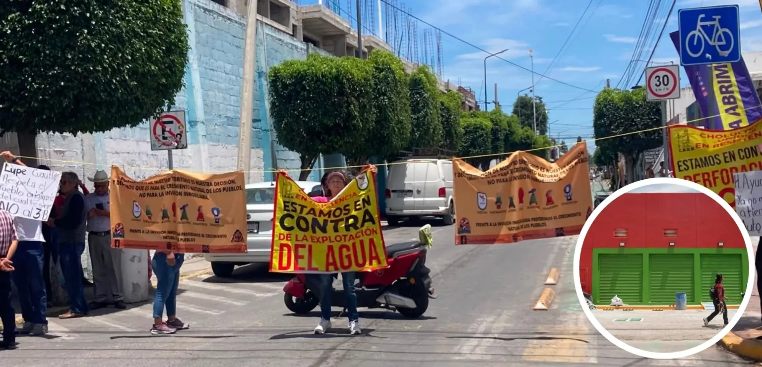 Tienda 3B desata choque entre el Ayuntamiento de San Andrés Cholula y pueblos originarios
