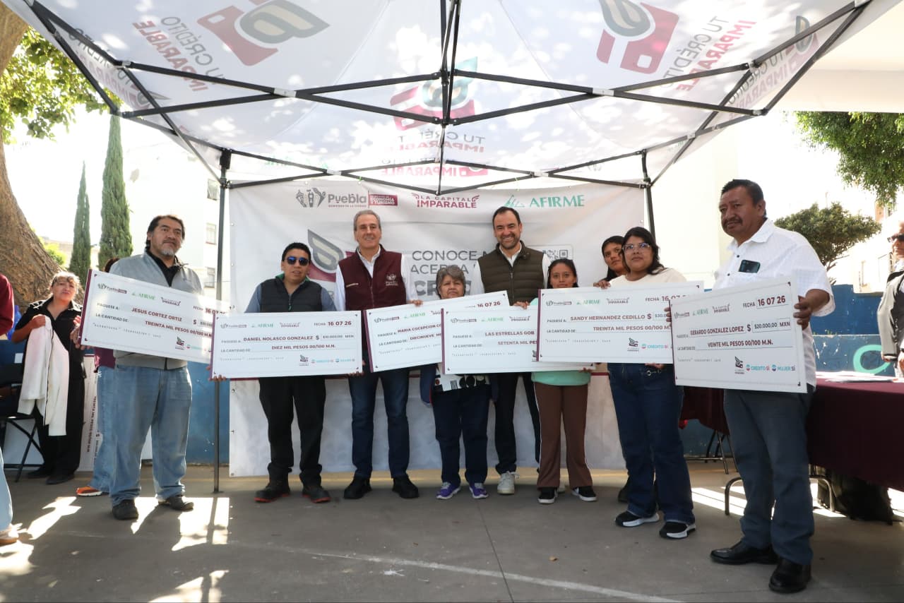 Pepe Chedraui entrega créditos a emprendedores; programa suma más de 1,400 apoyos en Puebla