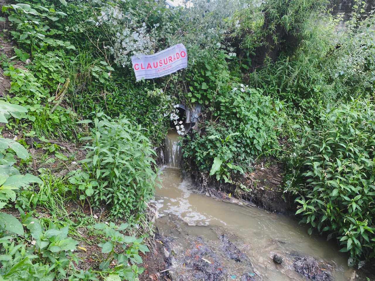 Cierran 4 puntos de vertido ilegal hacia los afluentes del Río Atoyac en Puebla, Texmelucan, Xoxtla y Coronango