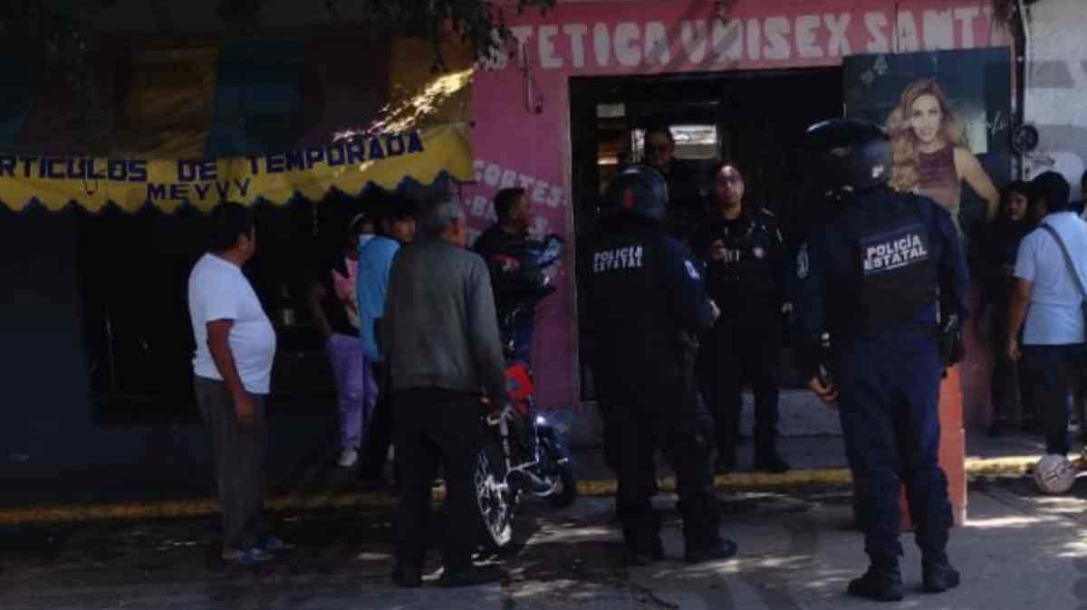 Balean a pareja dentro de una estética en las inmediaciones del Mercado Morelos
