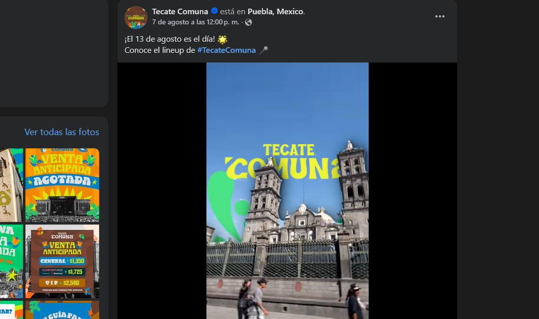 Tecate Comuna Puebla: ¿cuándo anuncian el cartel oficial del festival?