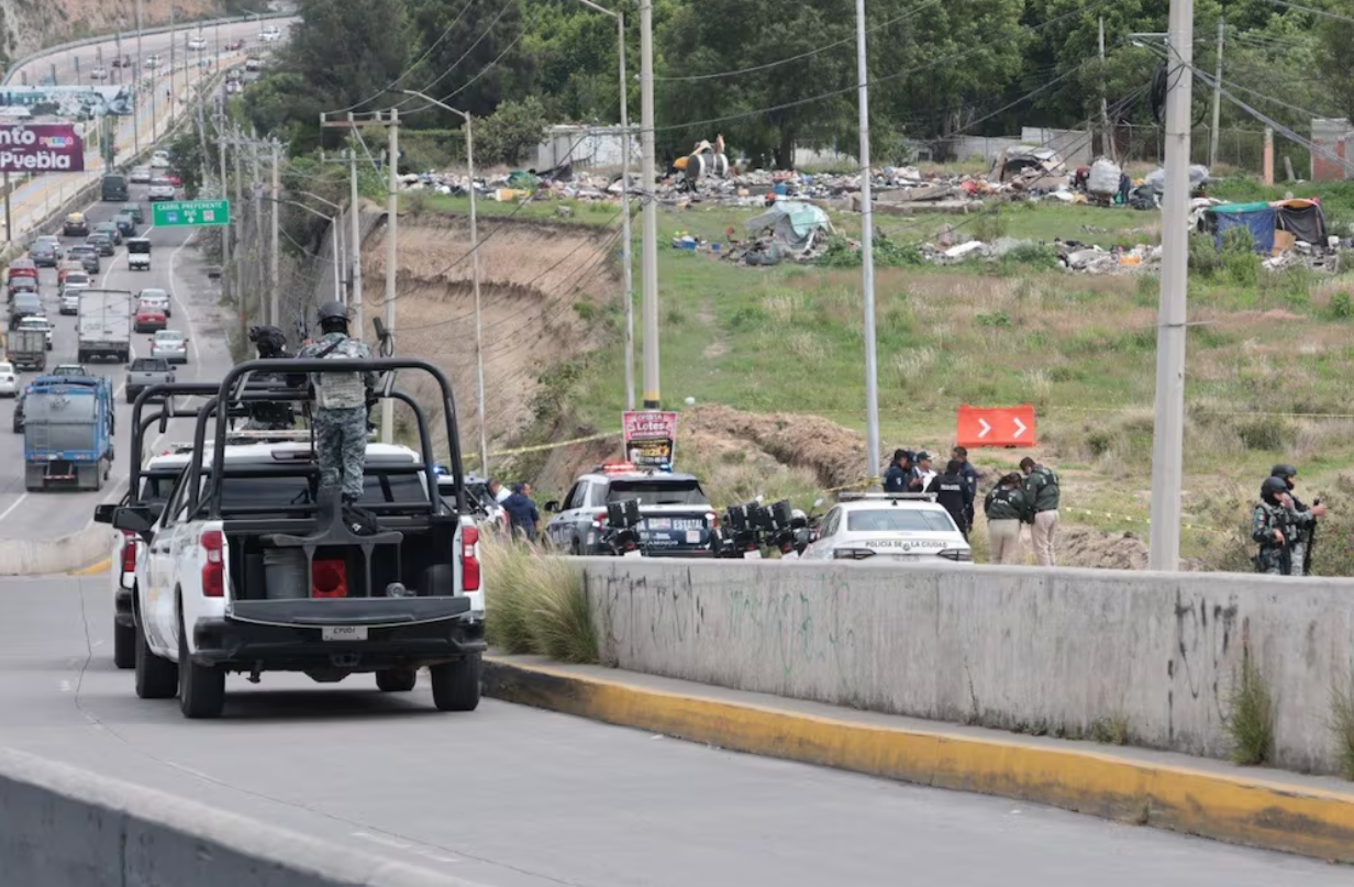 Hallan más restos humanos calcinados cerca del Periférico Ecológico; SSP lo vincula a disputa por el Mercado Morelos
