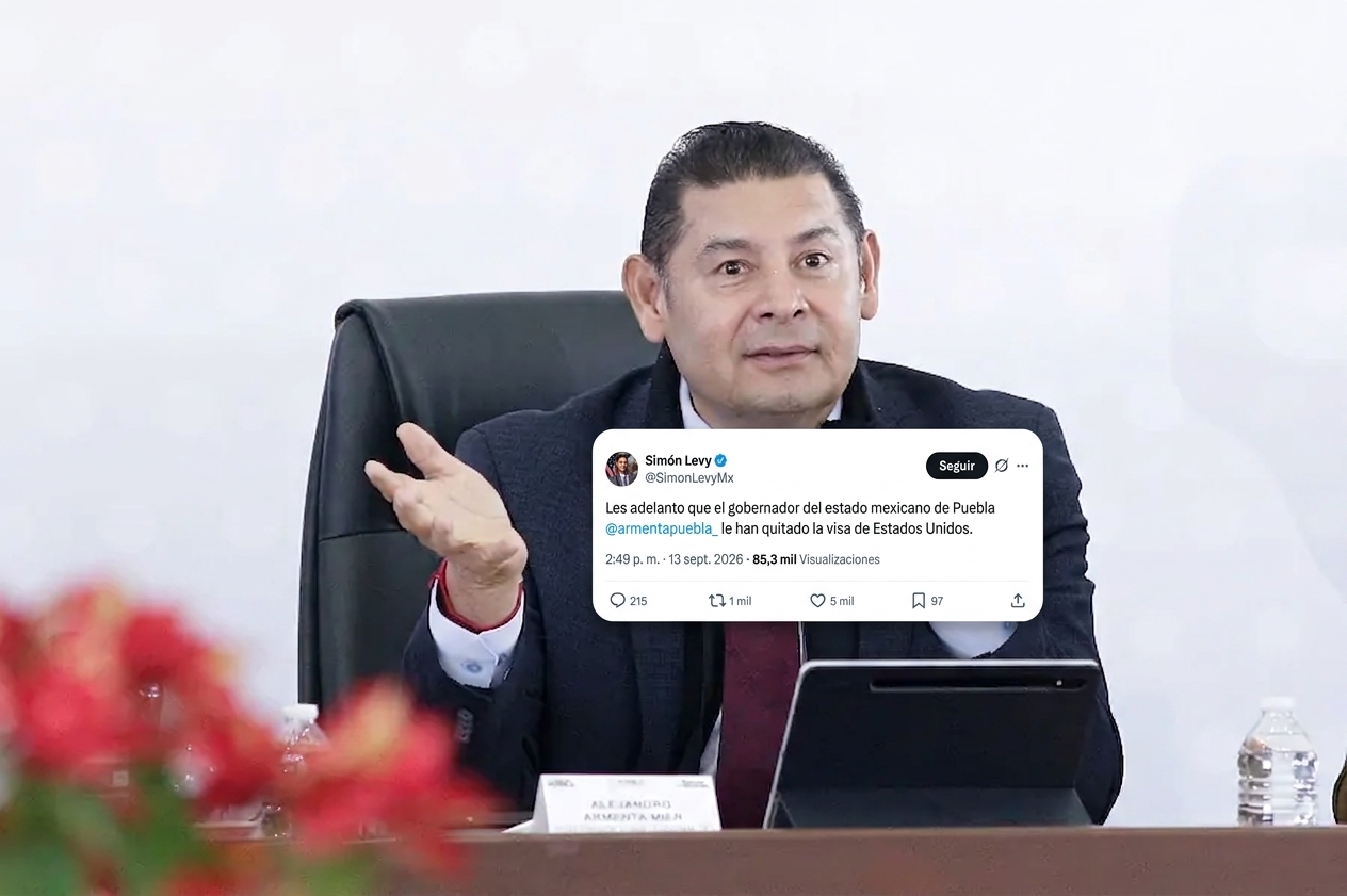 Armenta tacha de falsa la cancelación de su visa norteamericana tras publicación de Simón Levy