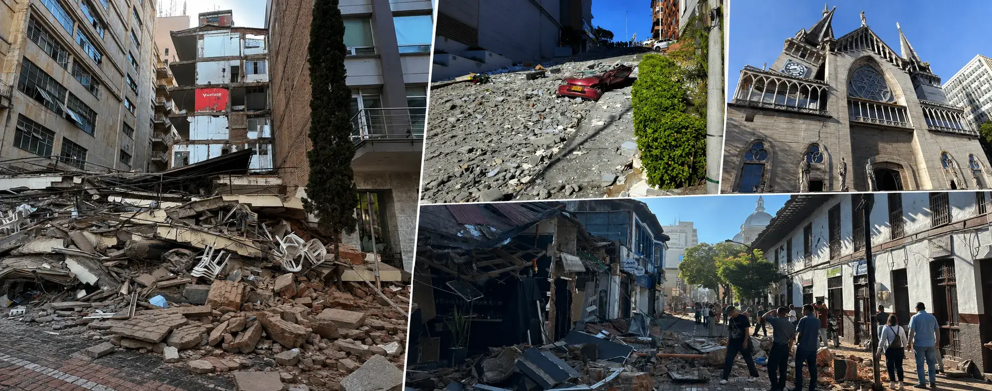 Suman 10 estudiantes poblanos en Colombia; reportan fuera de peligro tras el sismo de 7.4