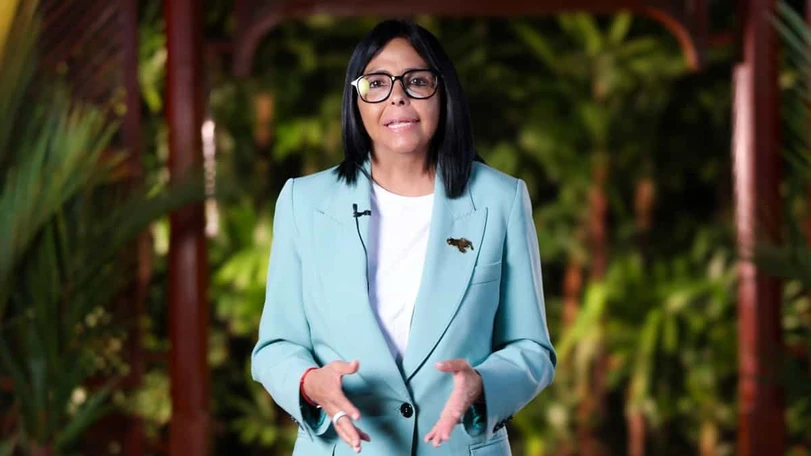 Delcy Rodríguez sale al paso de las críticas e insiste en la "soberanía" tras el acuerdo petrolero con Trump