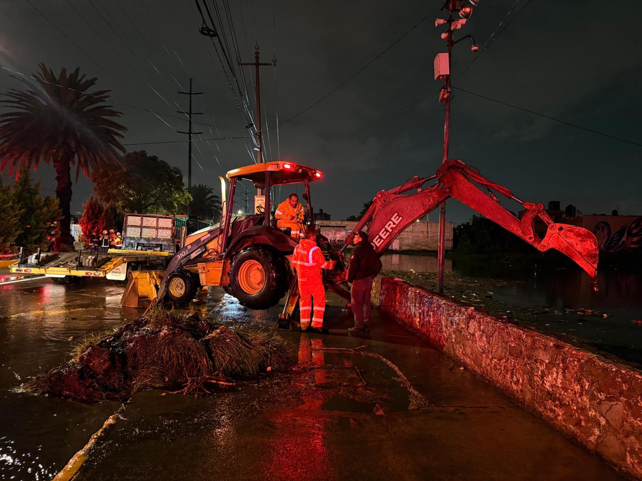 Despliegan a 800 elementos en Puebla tras intensas lluvias; el vaso de Puente Negro alcanzó el 90% de su capacidad