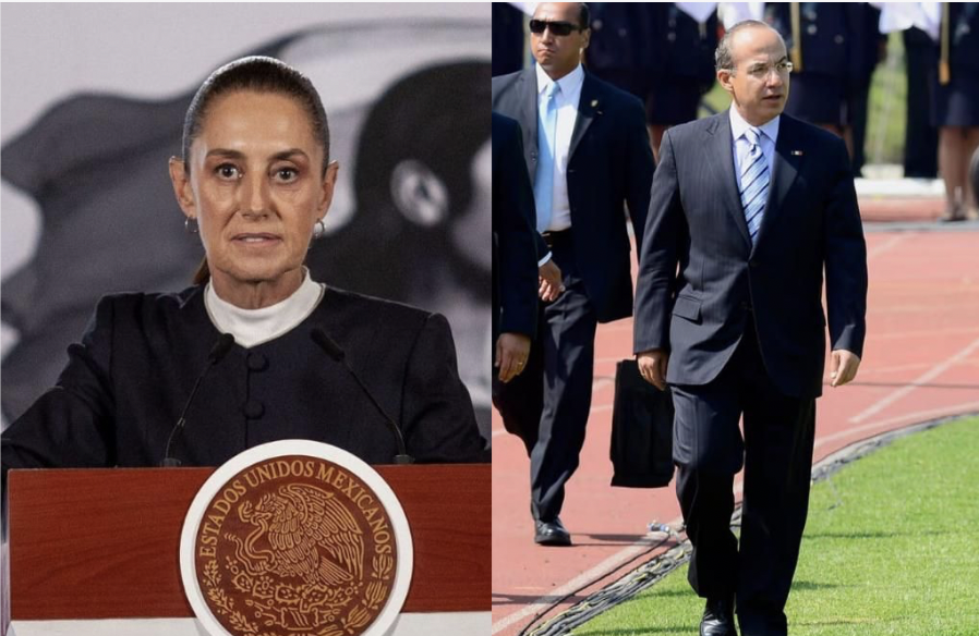 Sheinbaum niega que Calderón aparezca en la trama de lavado de García Luna