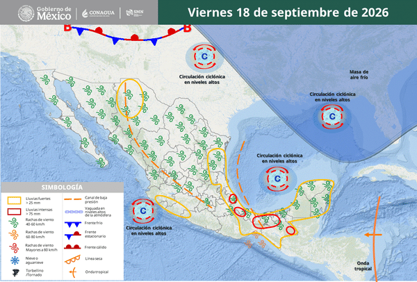 Masa de aire frío llega a México: Puebla tendrá lluvias y temperaturas de 0 grados
