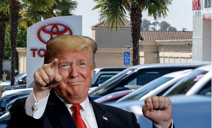 Presume Trump que Toyota mude parte de su producción de México a Texas por aranceles