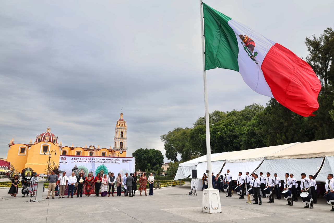 A 507 años de la Matanza de Cholula, Tonantzin Fernández rinde tributo a la resistencia indígena