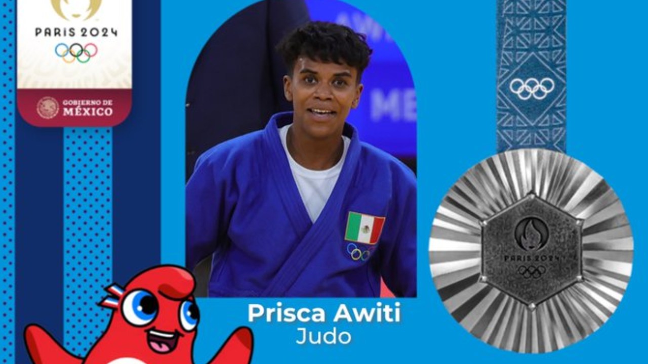 Gana medalla de plata en Olimpiadas la judoca mexicana Prisca Awiti