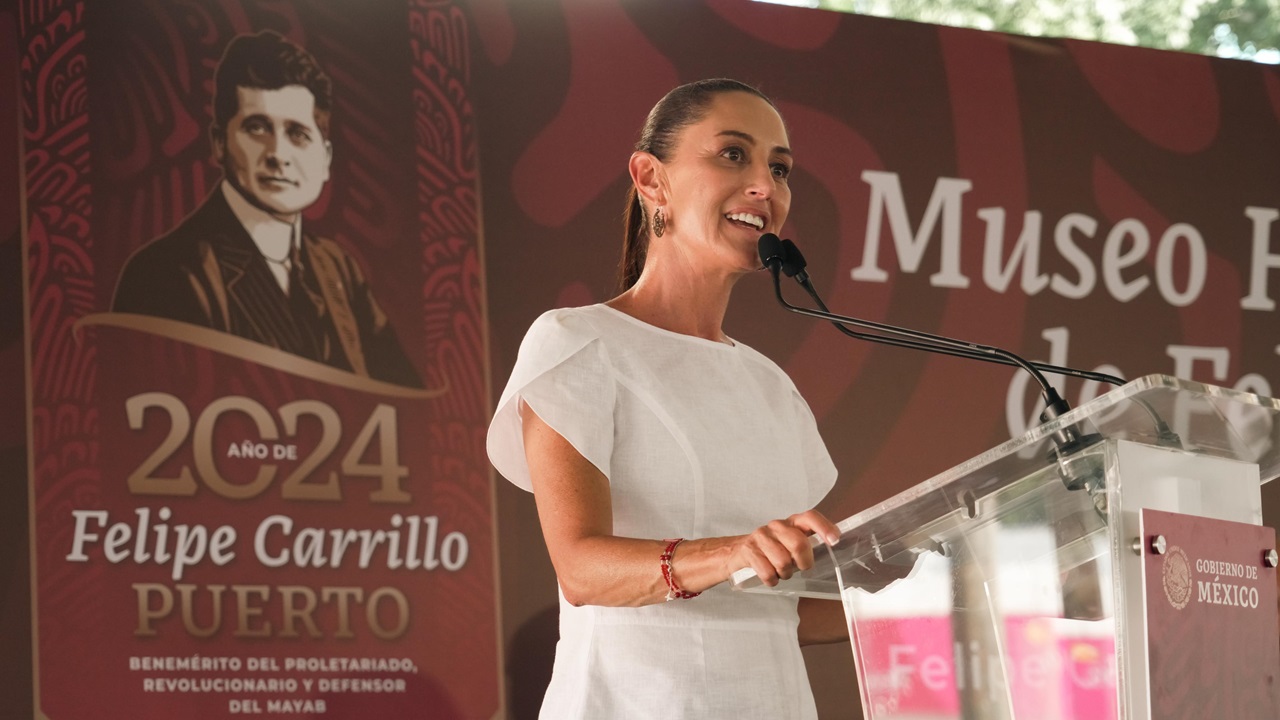 “Vamos a seguir apoyando al pueblo Maya’’: Claudia Sheinbaum