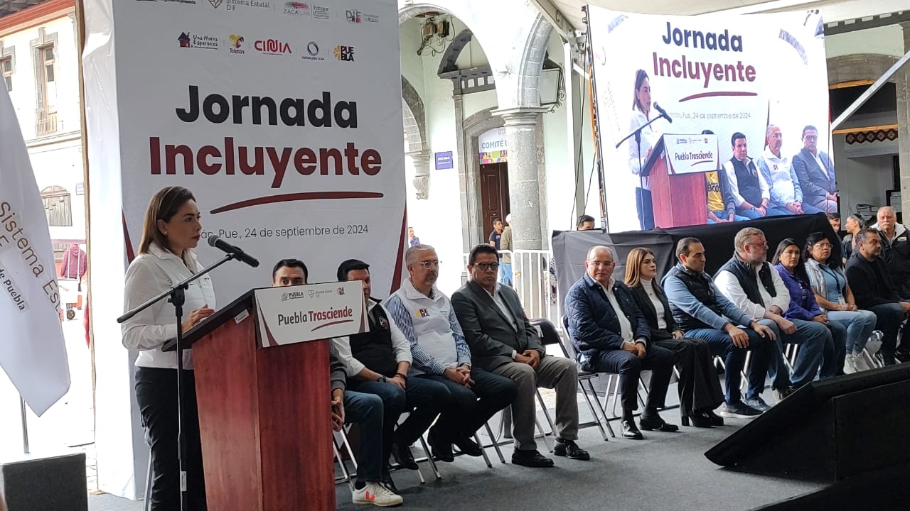 Gaby Bonilla encabeza Jornada Incluyente en Zacatlán