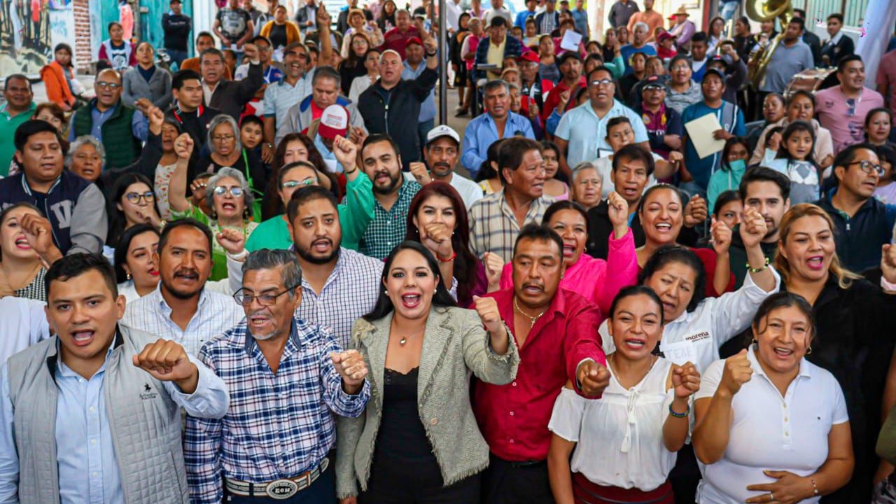 San Cristóbal Tepontla y Santa Bárbara Almoloya reconocen a Tonantzin Fernández como presidenta electa