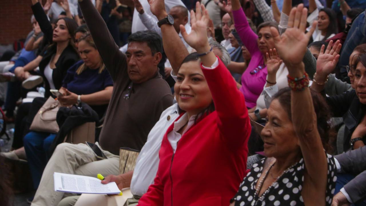 Claudia Rivera celebra la aprobación de la reforma Judicial