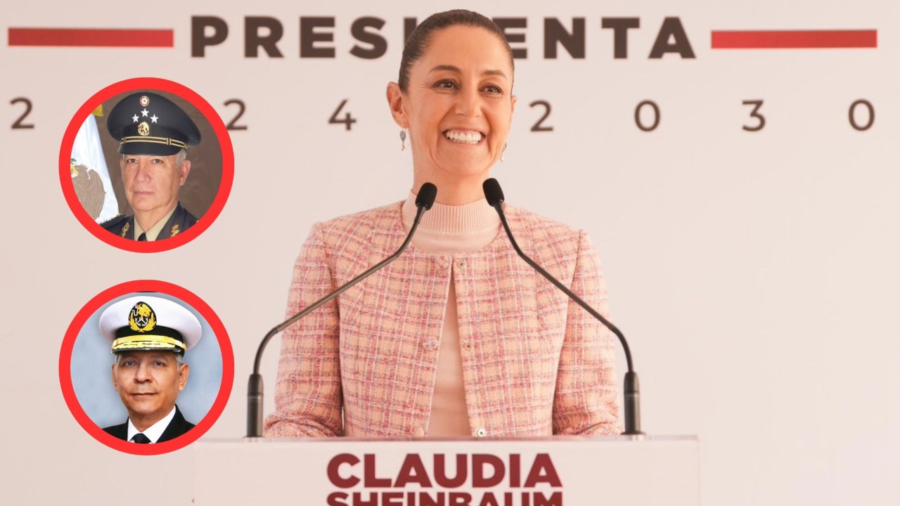 Nombra Claudia Sheinbaum a próximos titulares de SEDENA y SEMAR