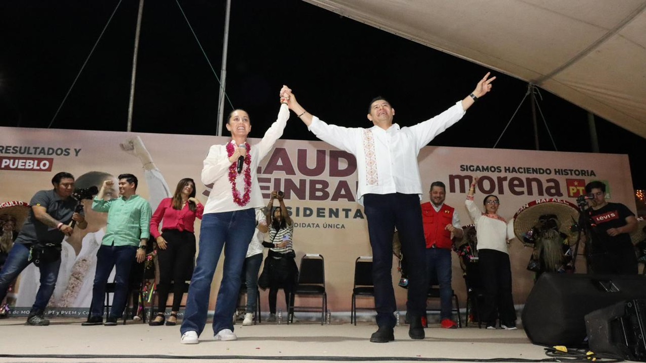 Sheinbaum y Armenta respaldan la Cuarta Transformación