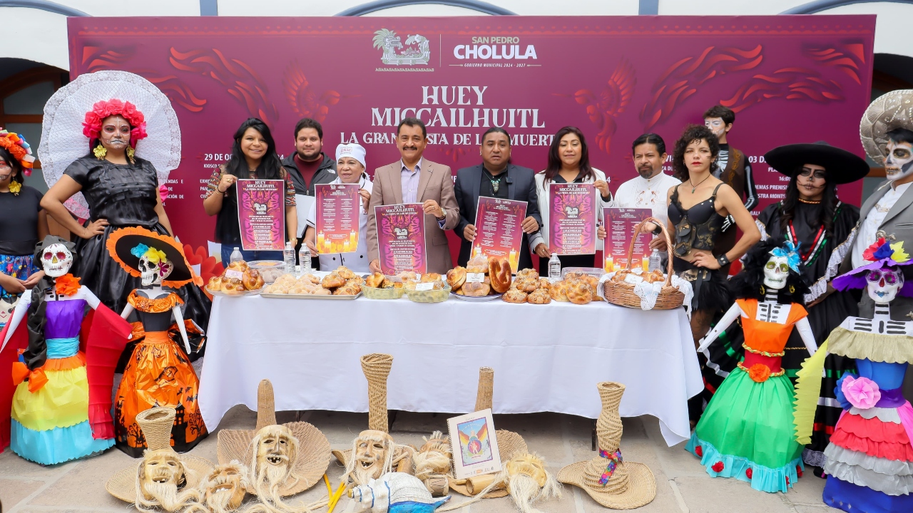 San Pedro Cholula invita al “Huey Miccailhuitl, la gran fiesta de los muertos”