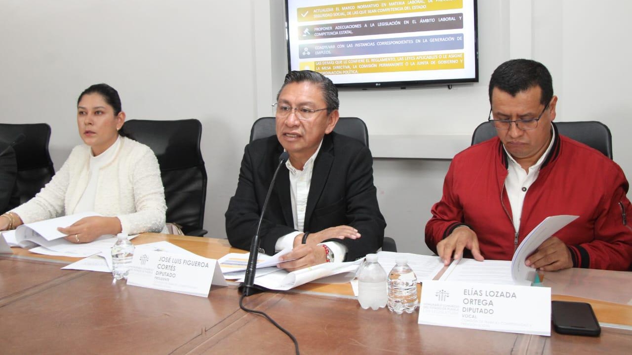 Preside Figueroa Comisión del Trabajo del Congreso