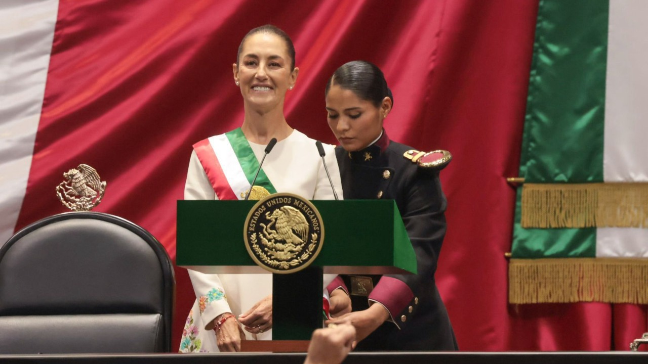 Claudia Sheinbaum rinde protesta como presidenta de México