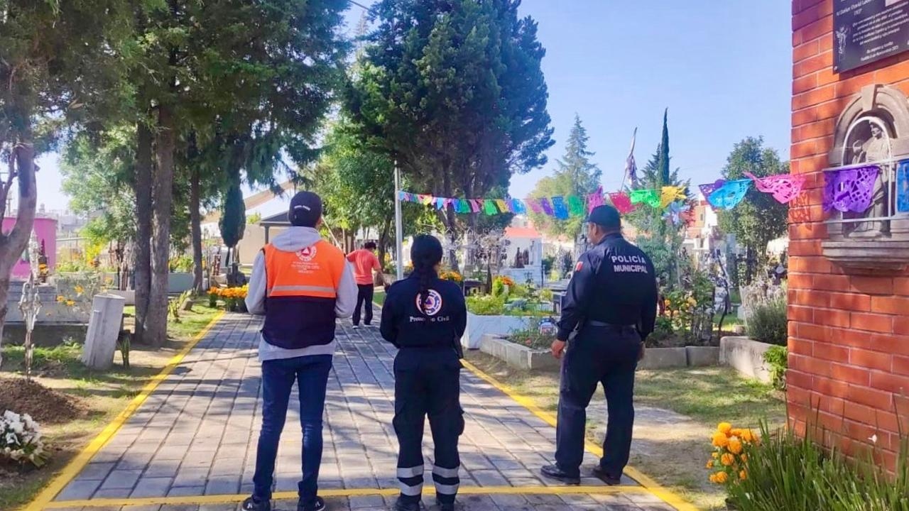 Saldo blanco en San Andrés Cholula en Temporada de Muertos