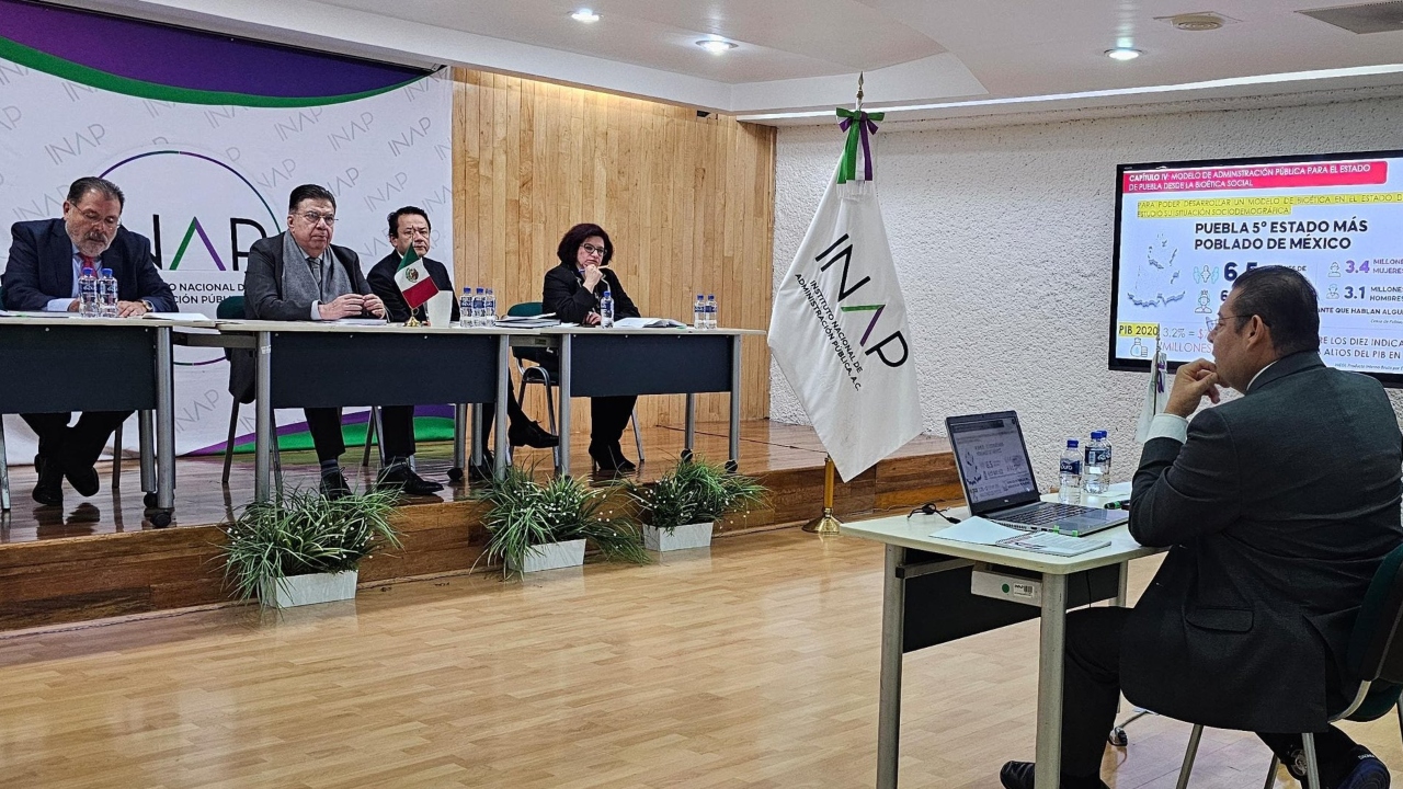 Armenta presenta tesis sobre Bioética Social y Modelo de Justicia en Puebla