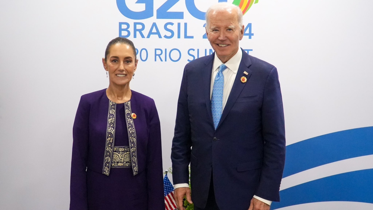 Se reúne Sheinbaum con presidente de Estados Unidos