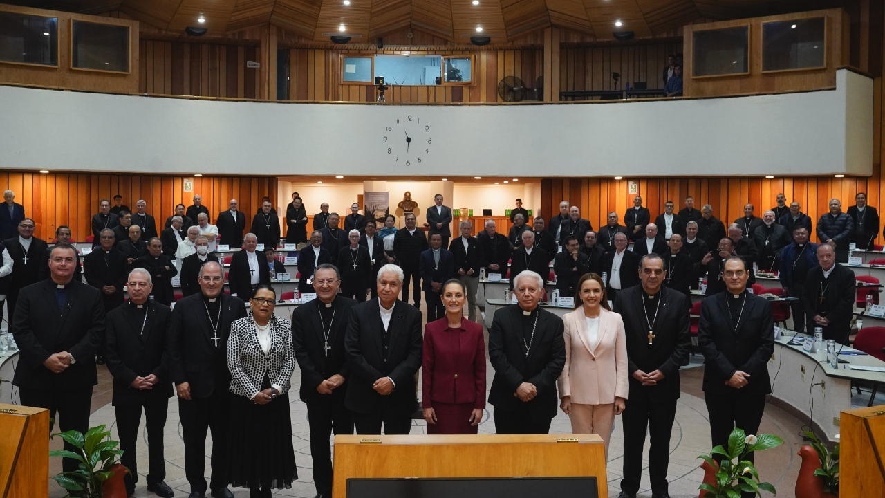 Respeto mutuo, en reunión entre Sheinbaum y la Iglesia