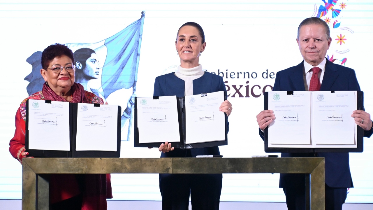Firma Sheinbaum 3 leyes secundarias de la Reforma Judicial
