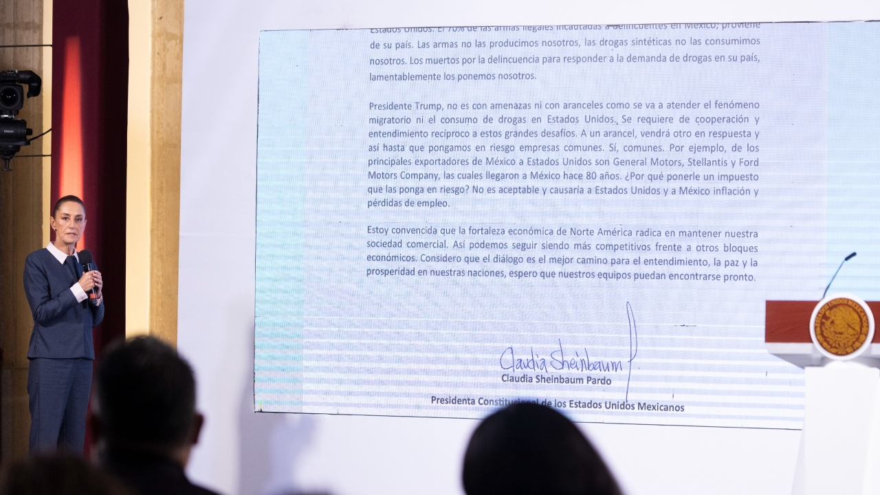 Respaldan a Claudia Sheinbaum por amenazas de Trump