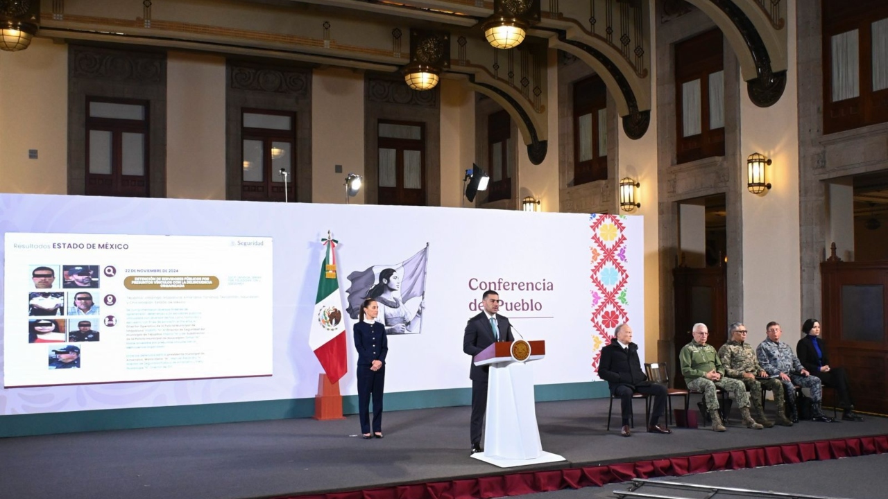 Sheinbaum destaca resultados de la Estrategia Nacional de Seguridad