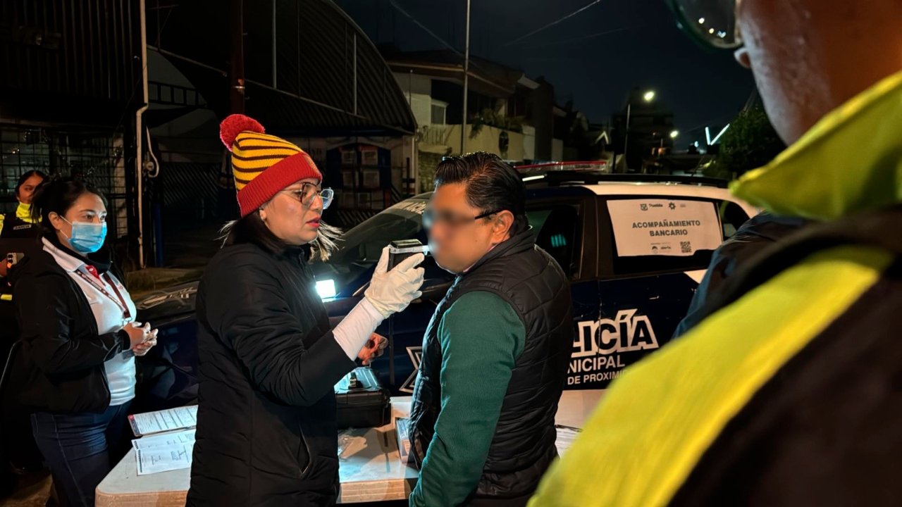 SSC municipal implementa Operativo Alcoholímetro