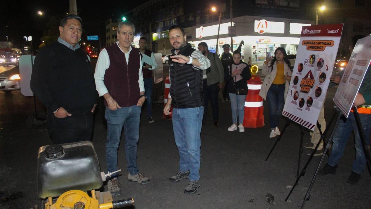 Tapa Comuna más de 2 mil baches en la capital