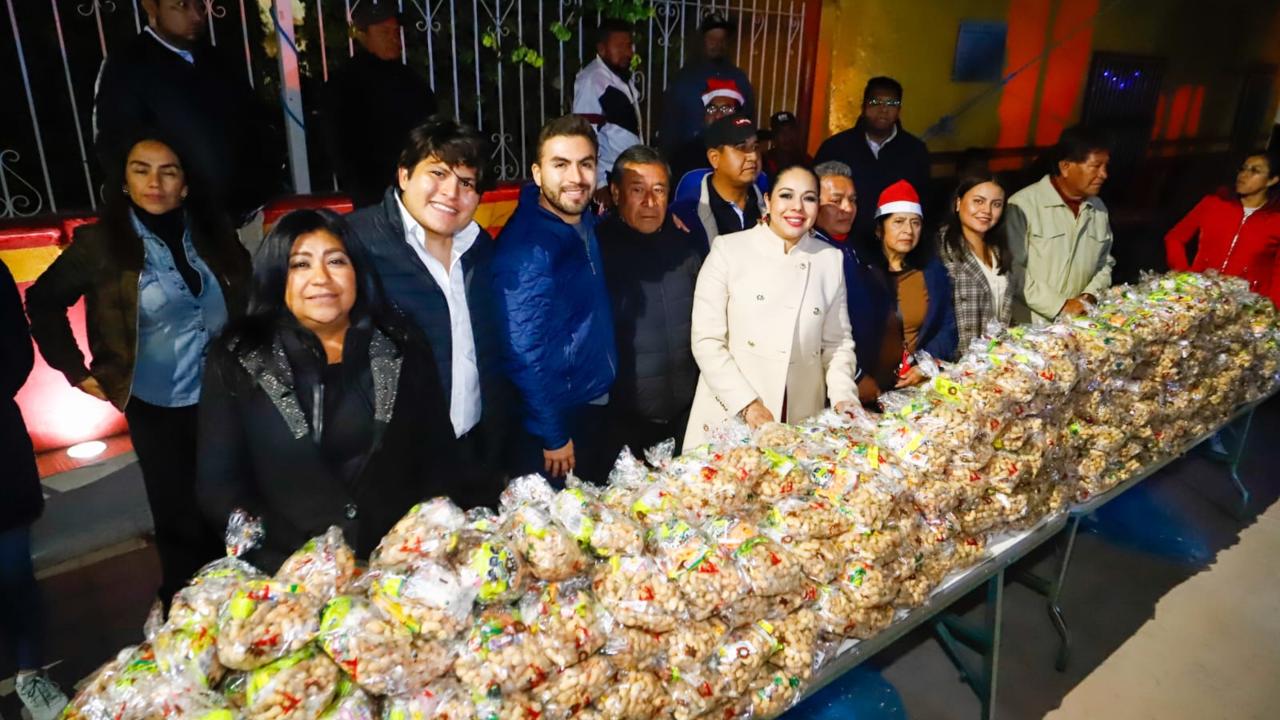 Gobierno de Cholula realiza posadas en 13 juntas auxiliares