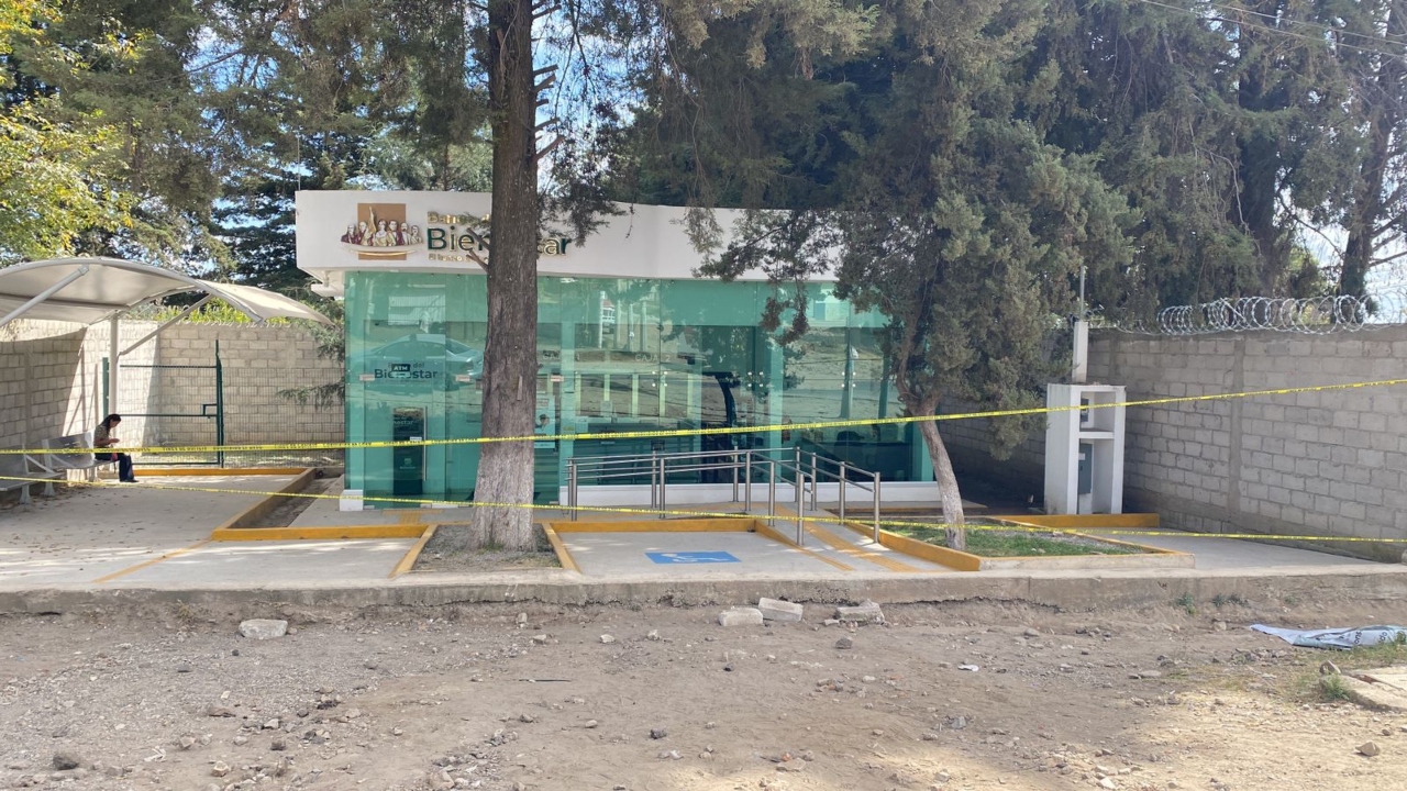 Roban más de 900 mp en el Banco Bienestar en Puebla 