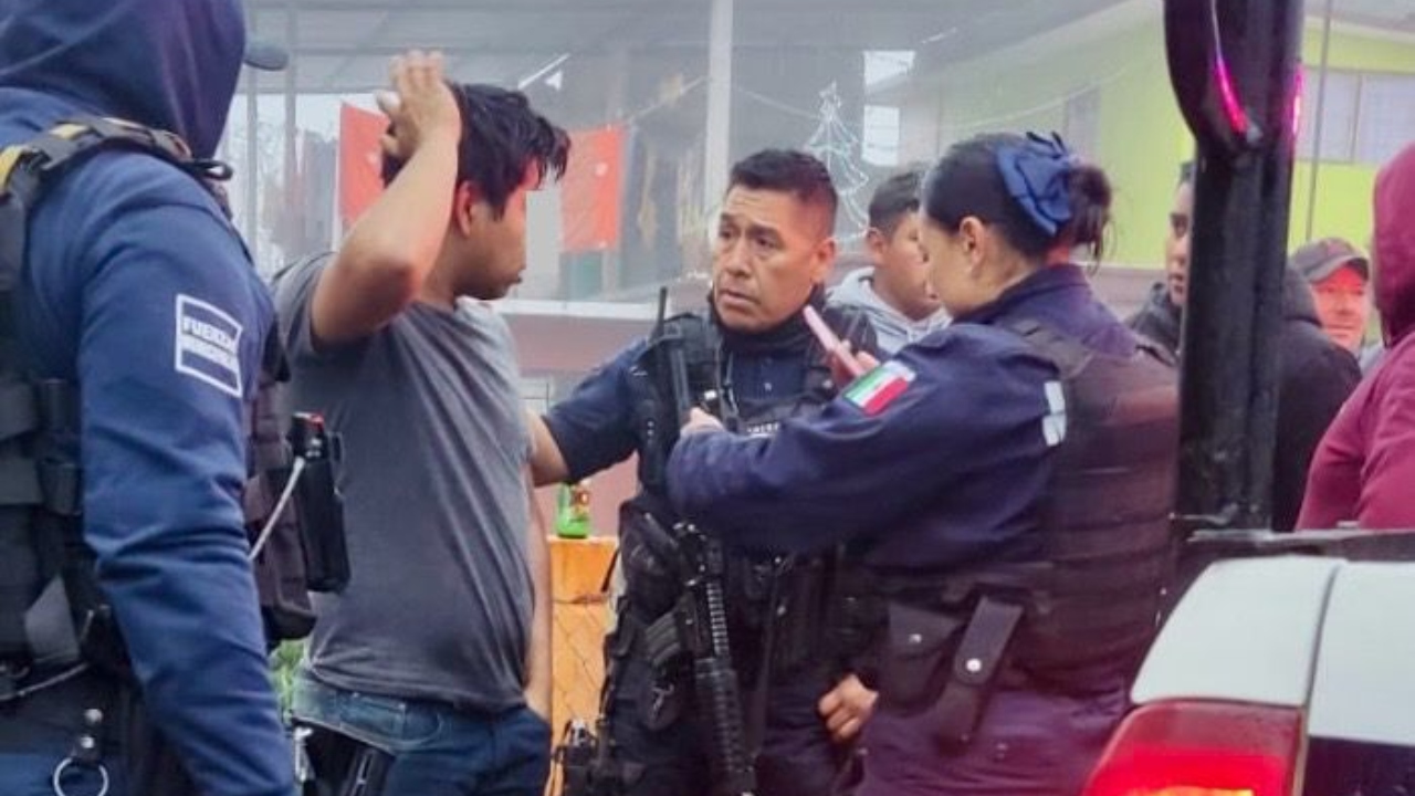 Rescatan a presunto ladrón en Tlatlauquitepec de ser linchado