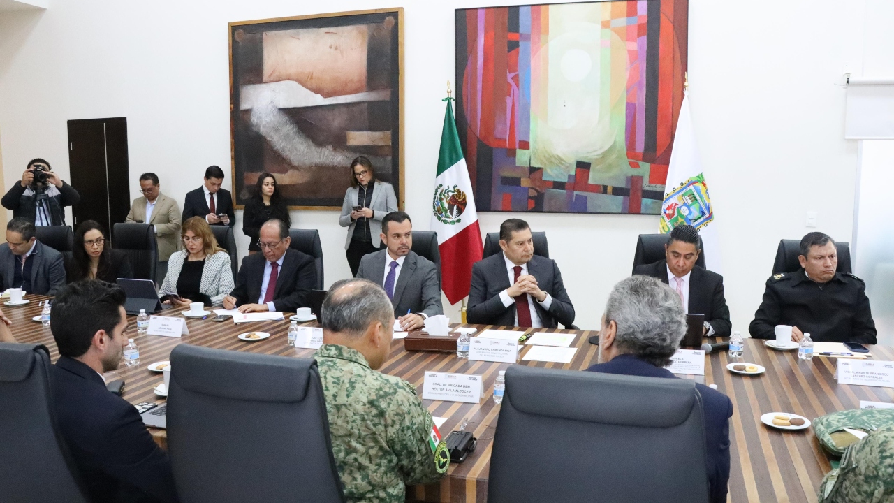 Alejandro Armenta refuerza estrategia de seguridad en Puebla